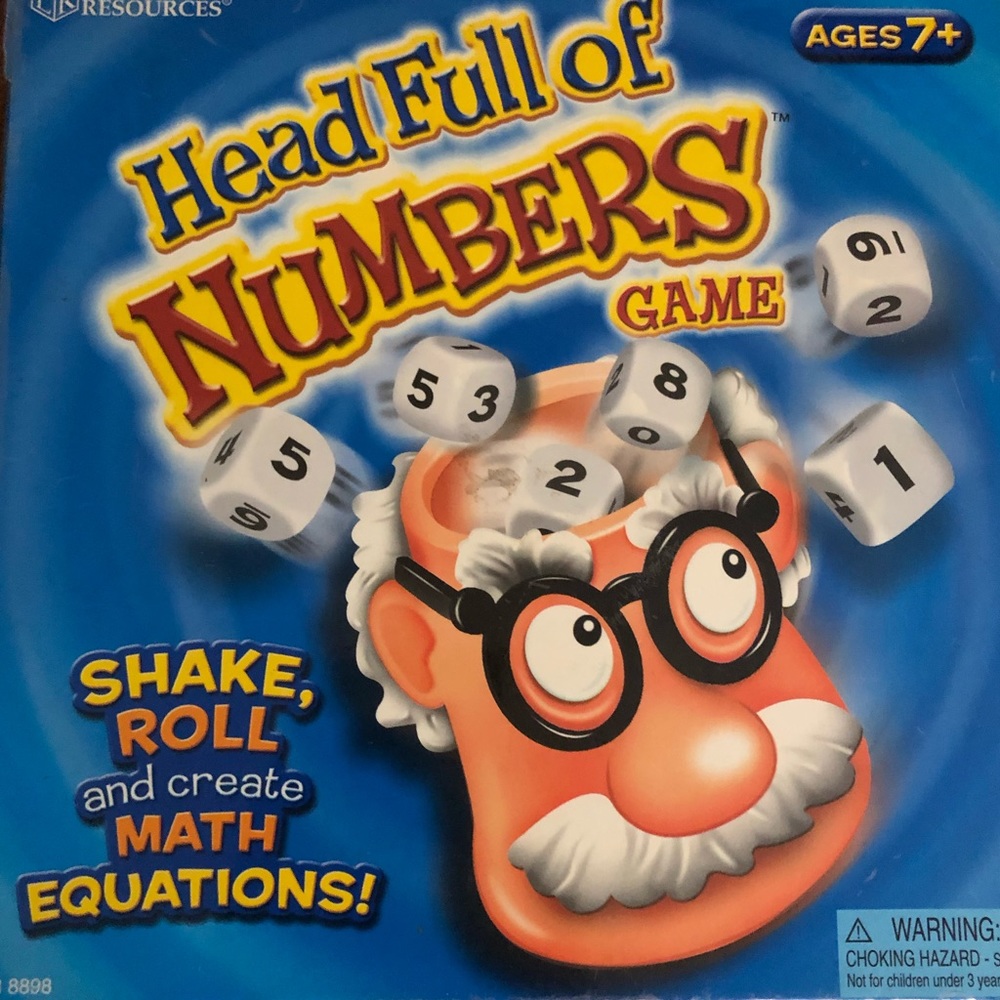 HEAD FULL OF NUMBERS Board game